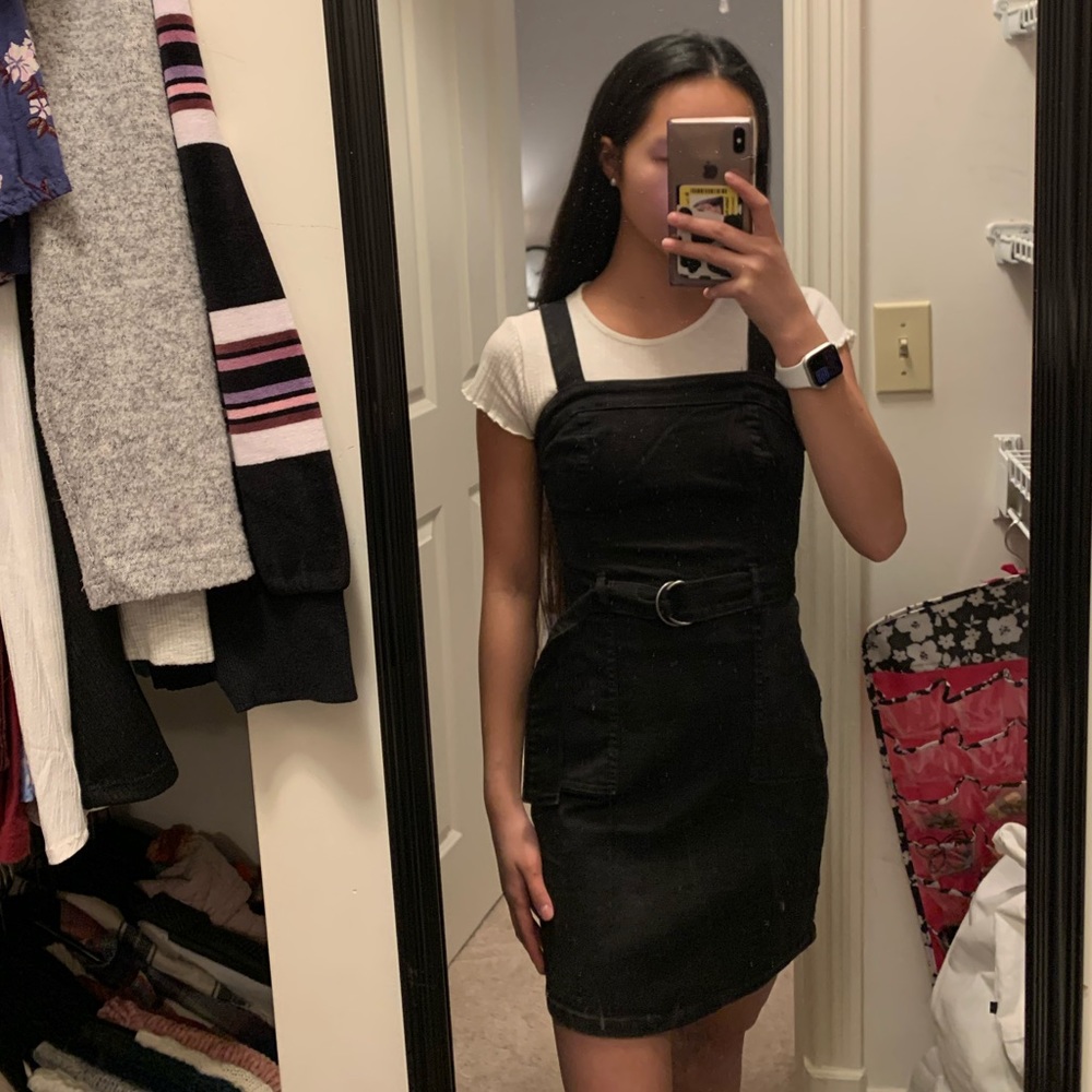Black Denim Dress